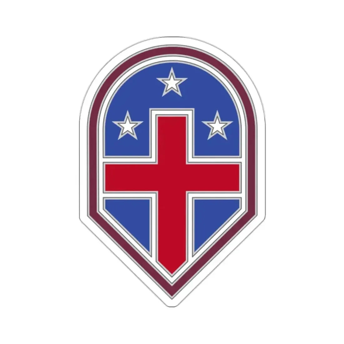 332 Medical Brigade 3 (U.S. Army) STICKER Vinyl Kiss-Cut Decal - The Sticker Space