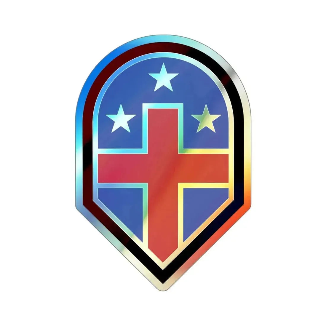 332 Medical Brigade (U.S. Army) Holographic STICKER Die-Cut Vinyl Decal - The Sticker Space