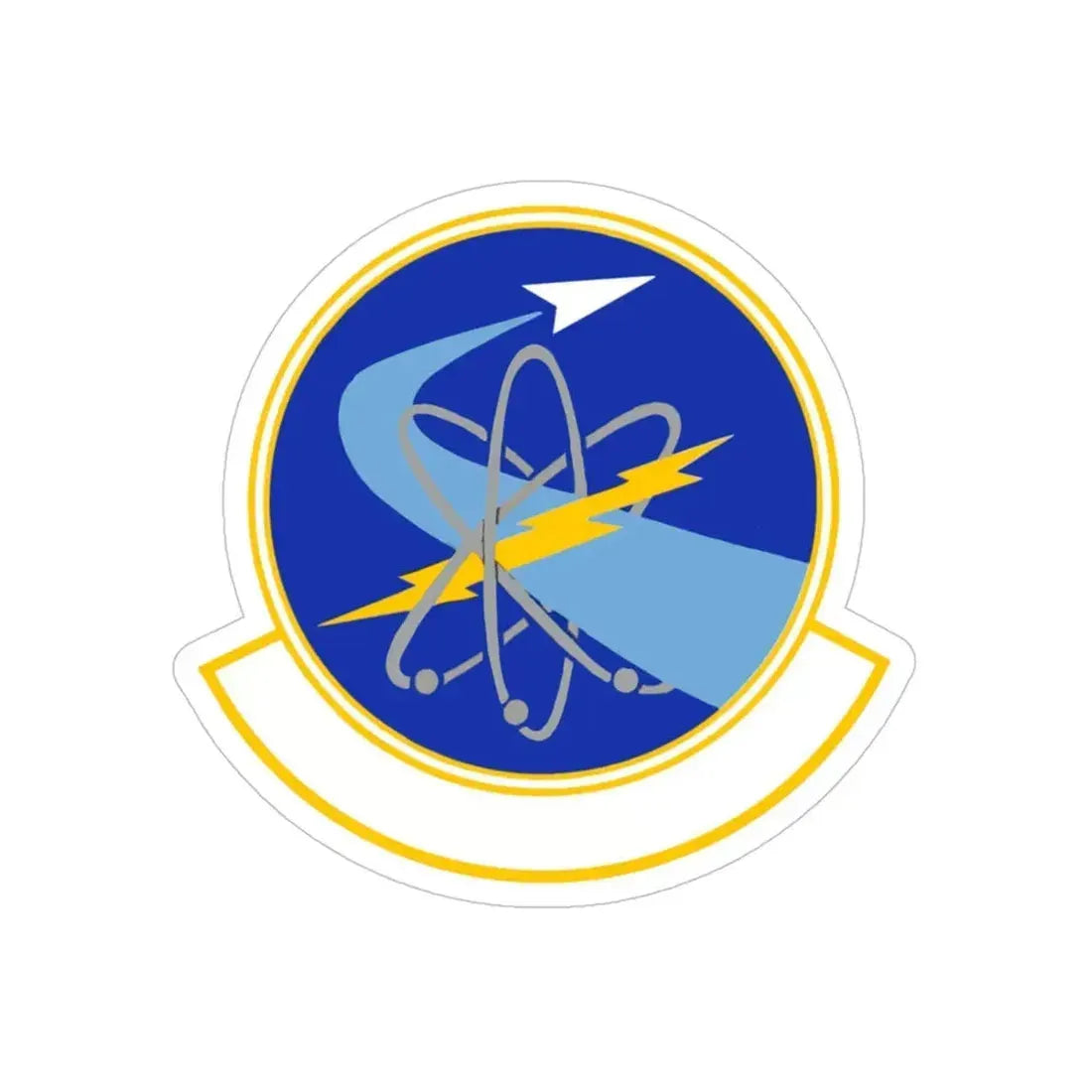 333 Training Squadron AETC (U.S. Air Force) REVERSE PRINT Transparent Die-Cut STICKER - The Sticker Space