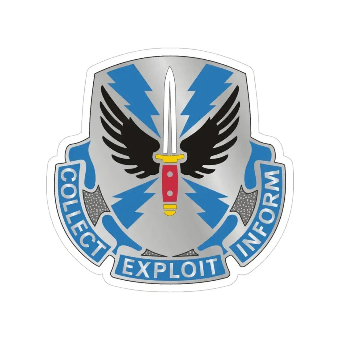 337 Military Intelligence Battalion (U.S. Army) Transparent STICKER Die-Cut Vinyl Decal - The Sticker Space