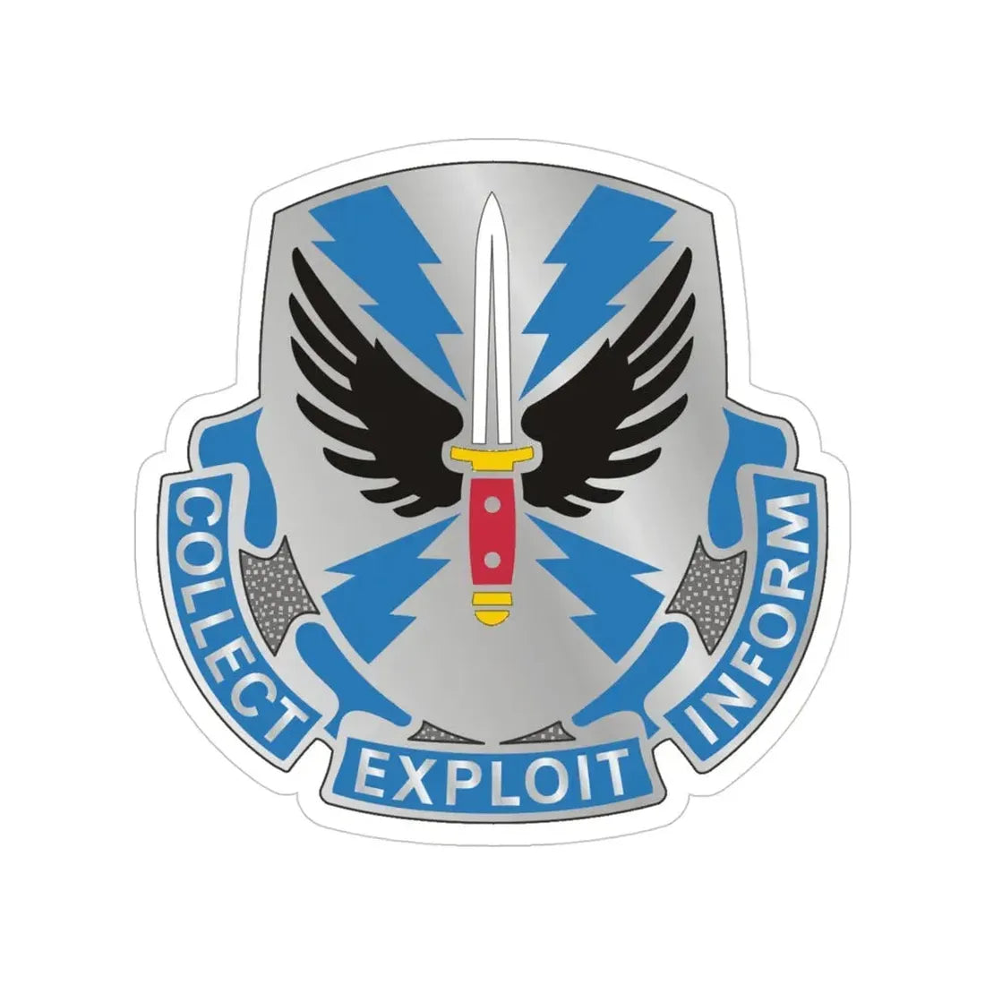 337 Military Intelligence Battalion (U.S. Army) Transparent STICKER Die-Cut Vinyl Decal - The Sticker Space