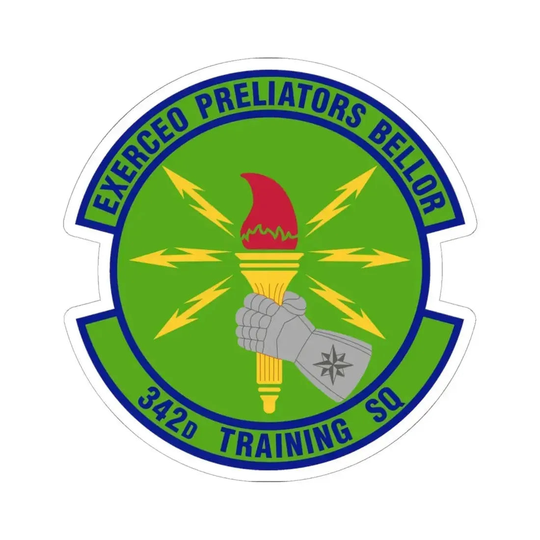 342d Training Squadron (U.S. Air Force) STICKER Vinyl Kiss-Cut Decal 6 Inch White - The Sticker Space