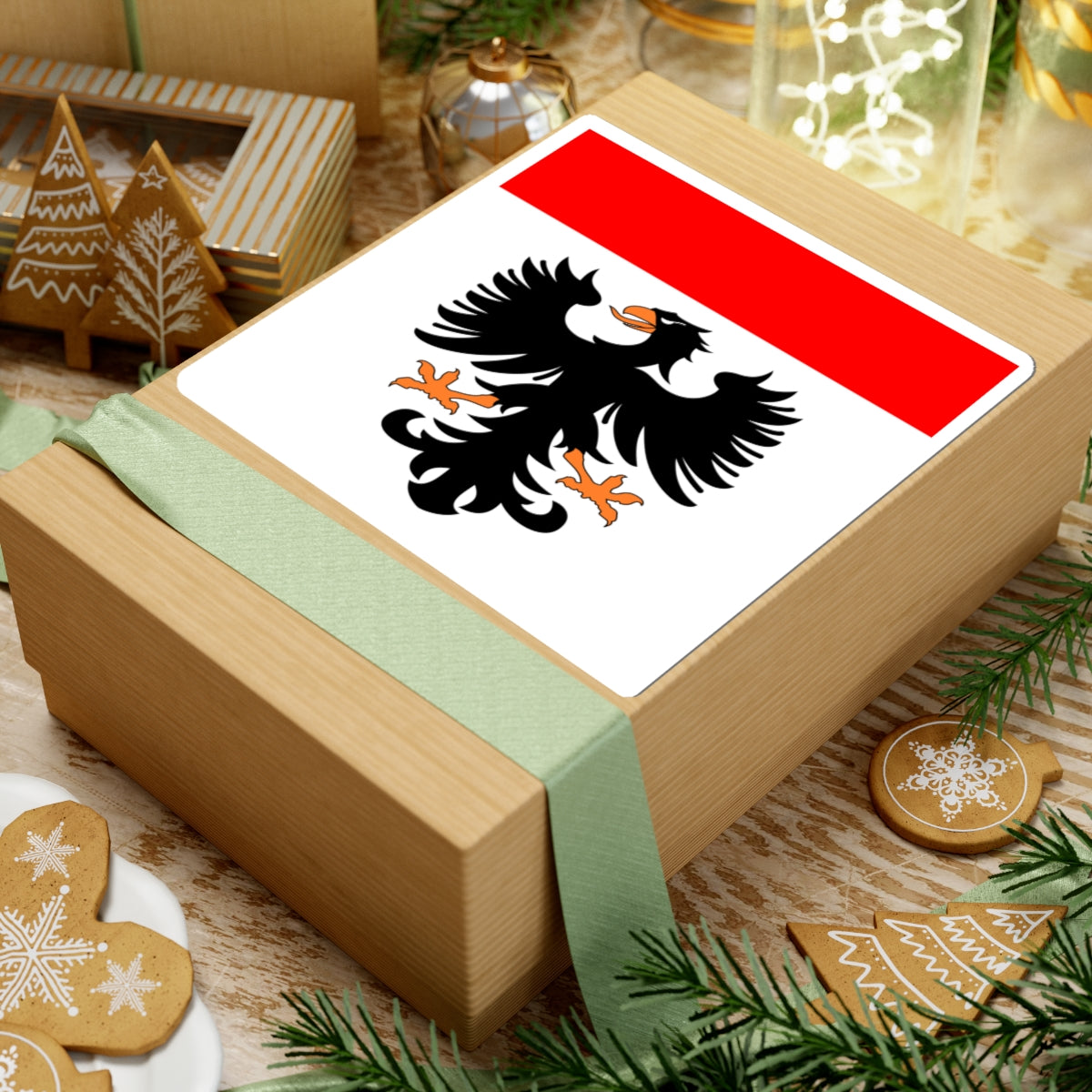 CHE Aarau Flag var (Switzerland) STICKER Vinyl Kiss-Cut Decal