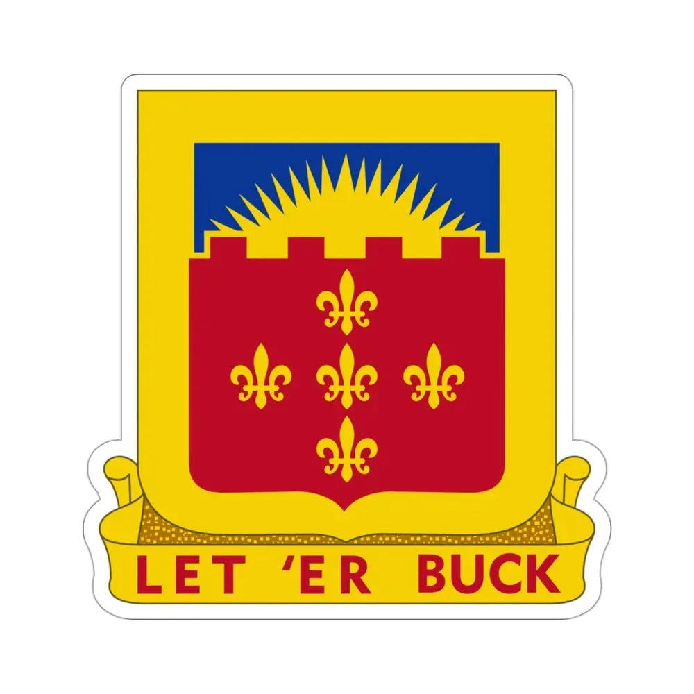 349 Armored Field Artillery Battalion (U.S. Army) STICKER Vinyl Die-Cut Decal - The Sticker Space