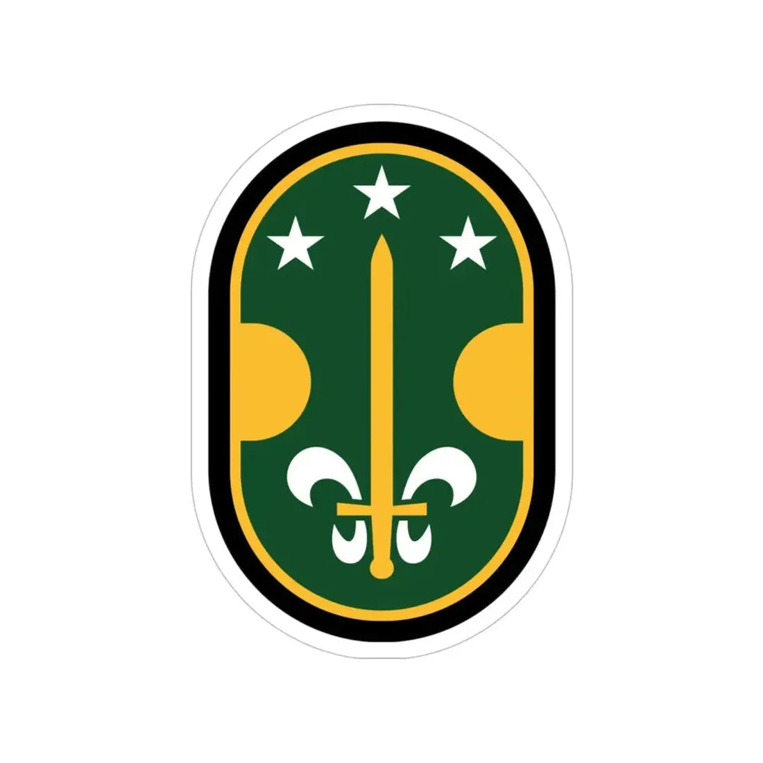 35 Military Police Brigade (U.S. Army) Transparent STICKER Die-Cut Vinyl Decal - The Sticker Space