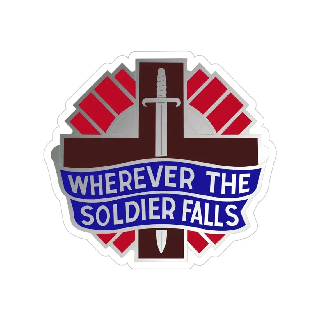 351 Surgical Hospital (U.S. Army) Transparent STICKER Die-Cut Vinyl Decal - The Sticker Space