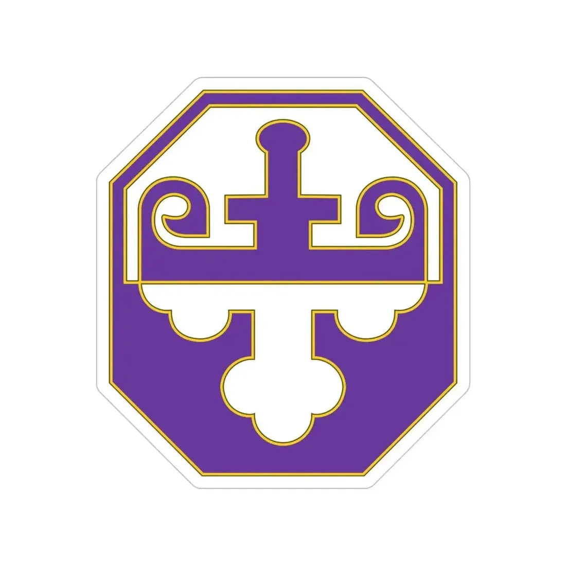 352 Civil Affairs Command 3 (U.S. Army) Transparent STICKER Die-Cut Vinyl Decal - The Sticker Space