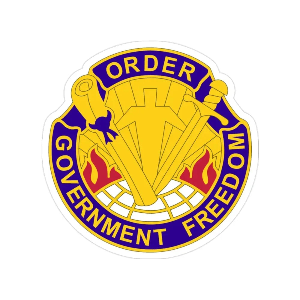 353 Civil Affairs Command 2 (U.S. Army) Transparent STICKER Die-Cut Vinyl Decal - The Sticker Space