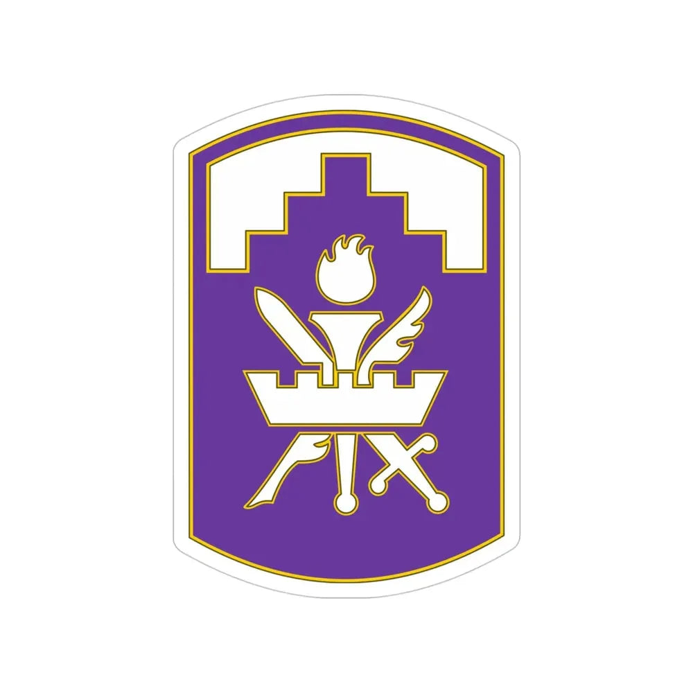 353 Civil Affairs Command 3 (U.S. Army) Transparent STICKER Die-Cut Vinyl Decal - The Sticker Space