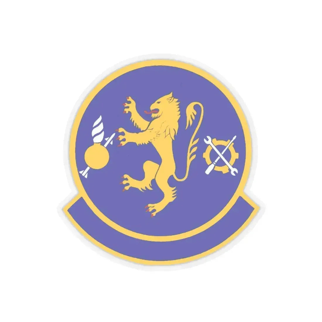 355 Equipment Maintenance Squadron ACC (U.S. Air Force) STICKER Vinyl Kiss-Cut Decal 4 Inch Transparent - The Sticker Space