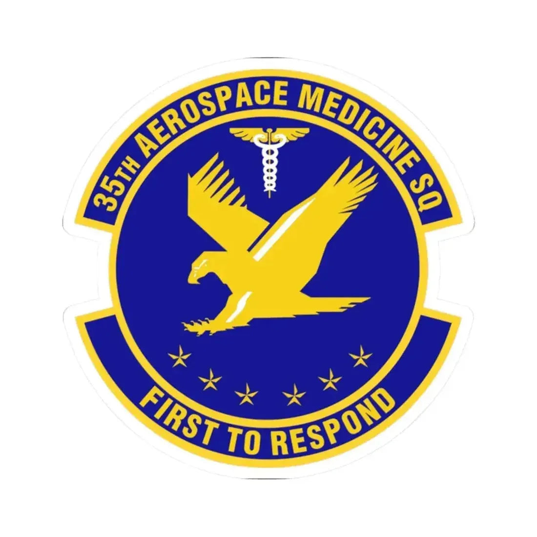 35th Aerospace Medicine Squadron (U.S. Air Force) STICKER Vinyl Kiss-Cut Decal - The Sticker Space