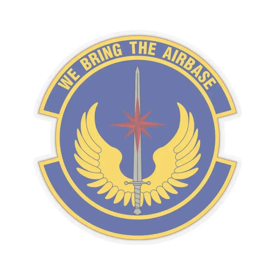 36 Contingency Response Squadron PACAF (U.S. Air Force) STICKER Vinyl Kiss-Cut Decal 4 Inch Transparent - The Sticker Space