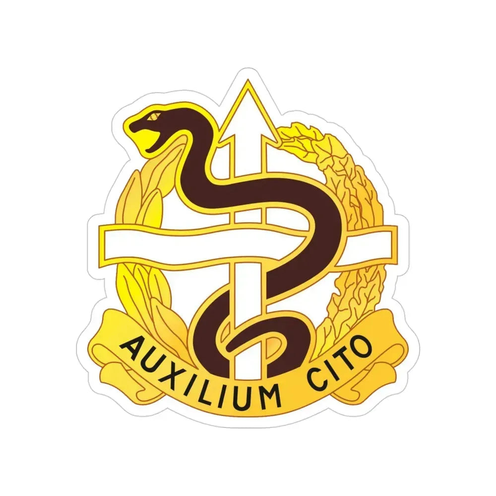36 Medical Battalion (U.S. Army) Transparent STICKER Die-Cut Vinyl Decal 4 Inch - The Sticker Space