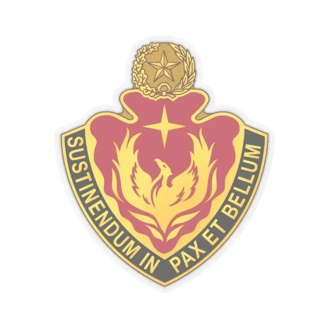 36 Sustainment Brigade 2 (U.S. Army) STICKER Vinyl Kiss-Cut Decal 4 Inch Transparent - The Sticker Space
