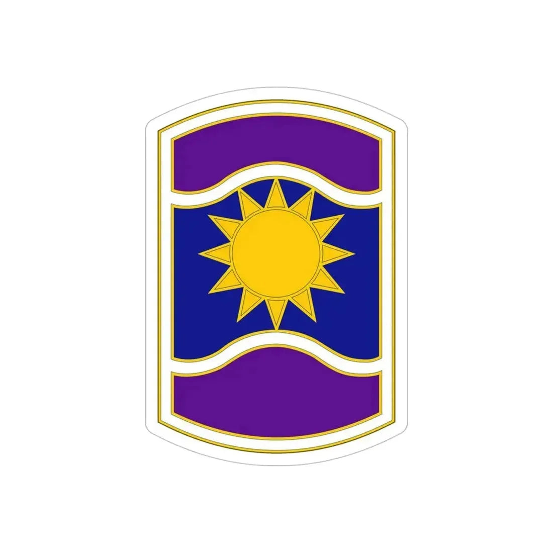 361 Civil Affairs Brigade (U.S. Army) REVERSE PRINT Transparent Die-Cut STICKER - The Sticker Space