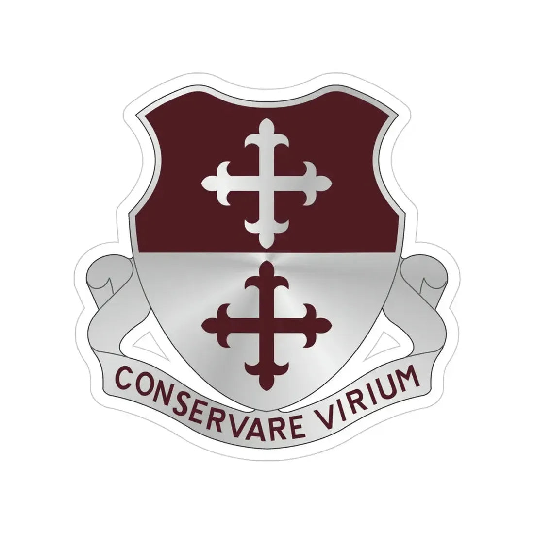 363 Medical Battalion (U.S. Army) Transparent STICKER Die-Cut Vinyl Decal - The Sticker Space