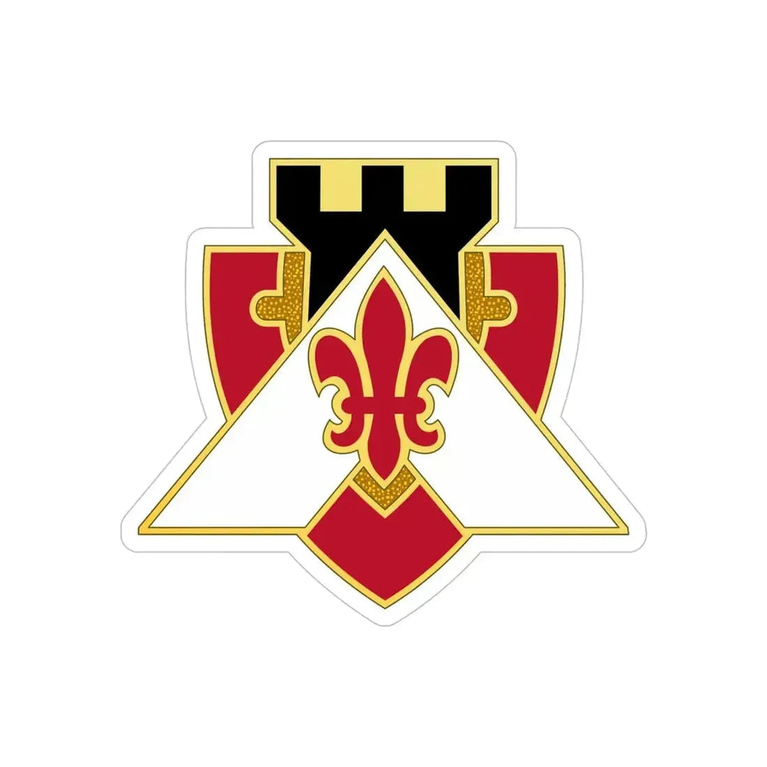 364 Engineer Group (U.S. Army) REVERSE PRINT Transparent Die-Cut STICKER - The Sticker Space