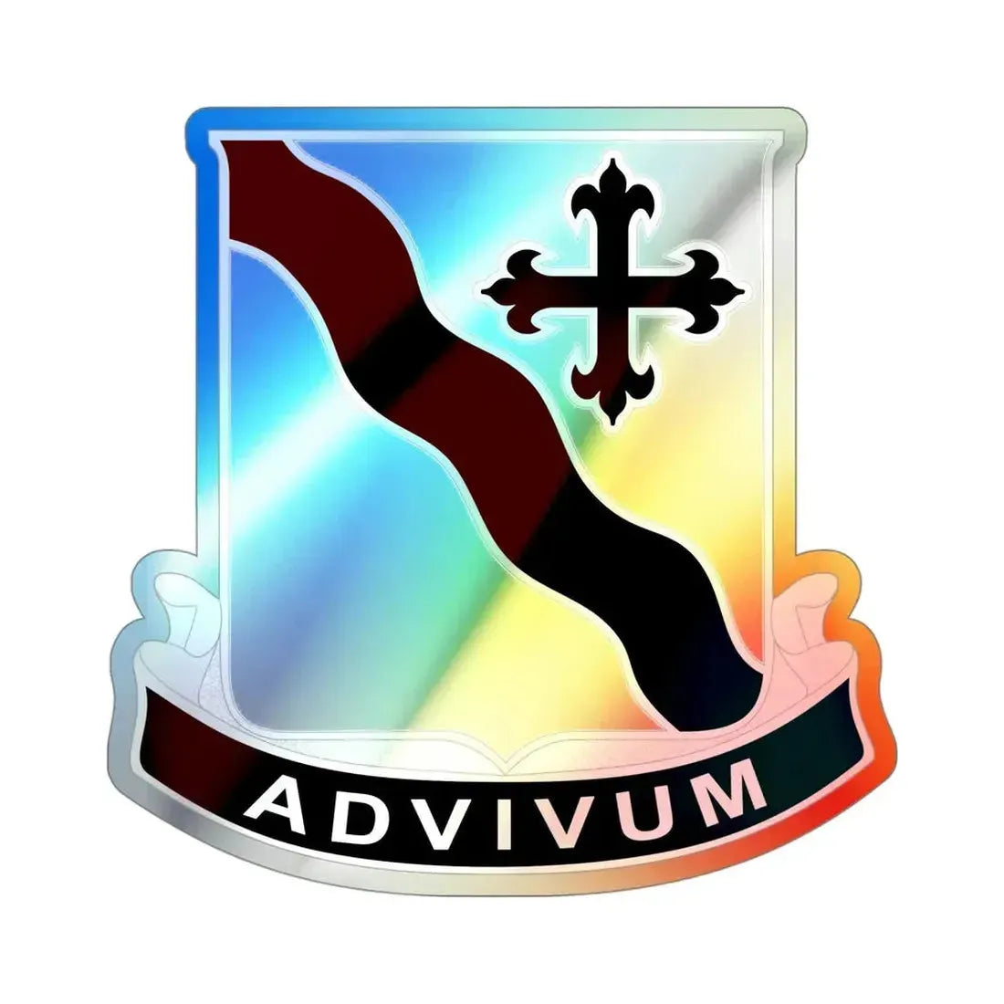 369 Medical Battalion (U.S. Army) Holographic STICKER Die-Cut Vinyl Decal - The Sticker Space