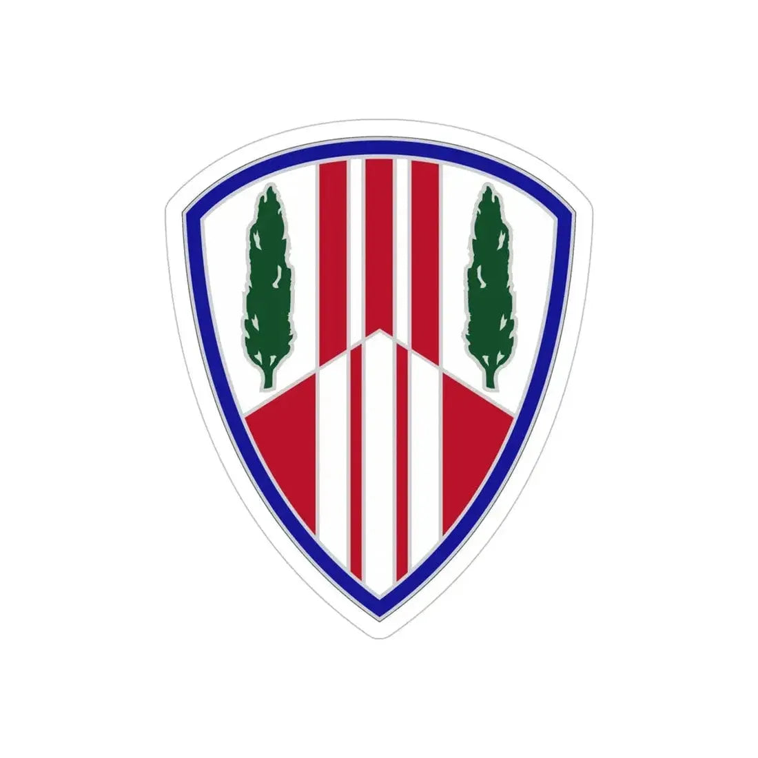 369 Sustainment Brigade (U.S. Army) REVERSE PRINT Transparent Die-Cut STICKER - The Sticker Space