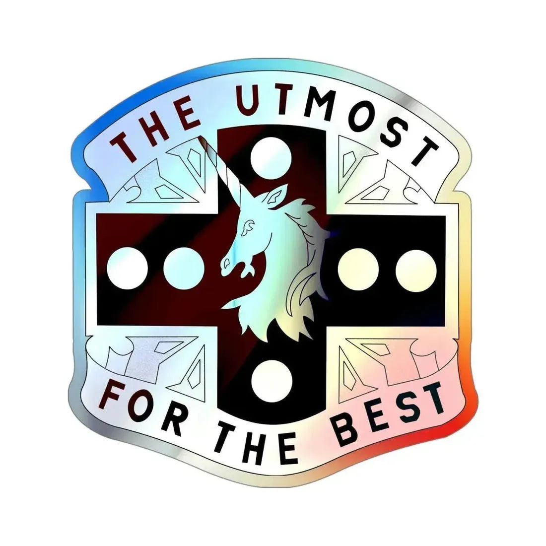 37 Medical Battalion (U.S. Army) Holographic STICKER Die-Cut Vinyl Decal - The Sticker Space