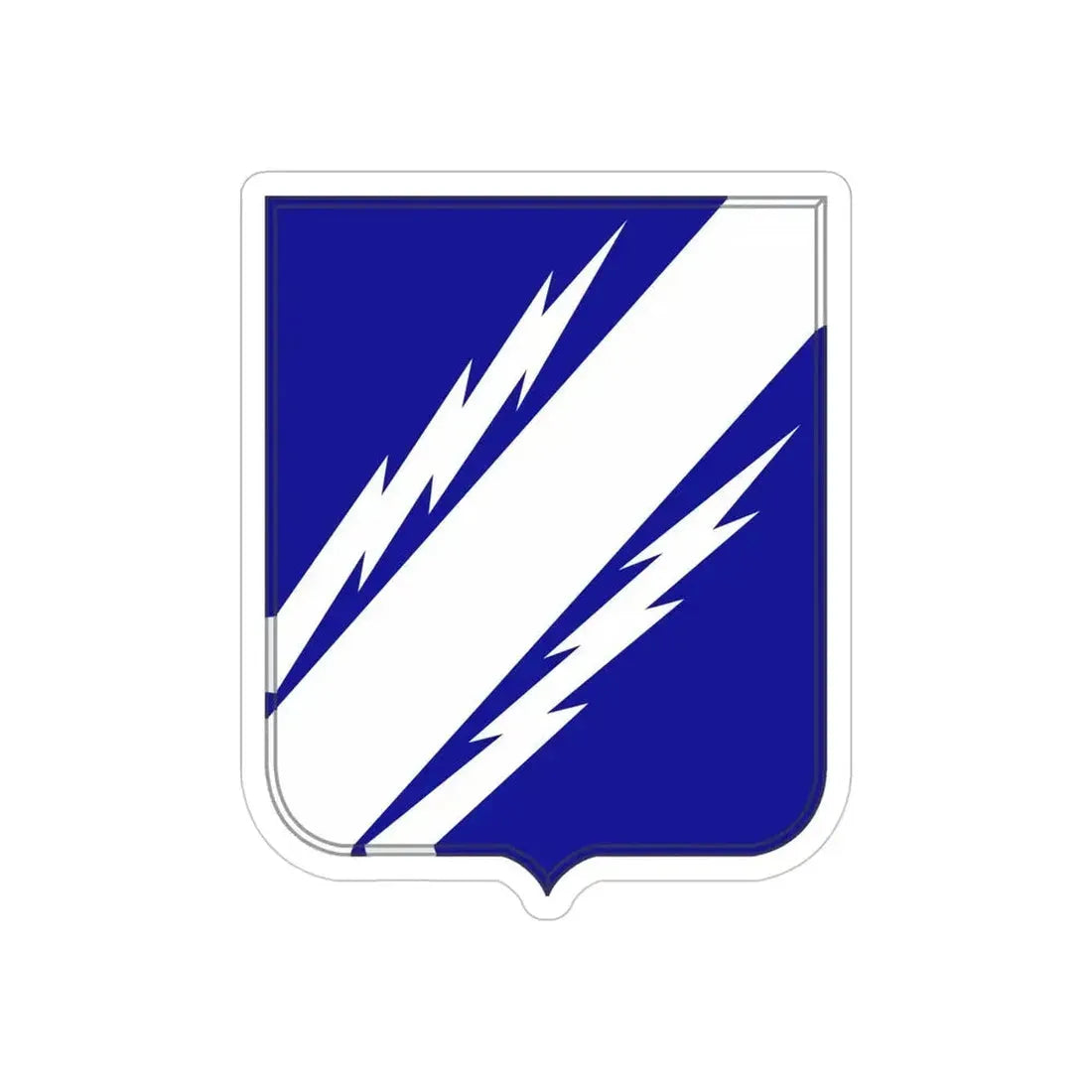 370 Armored Infantry Battalion 2 (U.S. Army) REVERSE PRINT Transparent Die-Cut STICKER - The Sticker Space