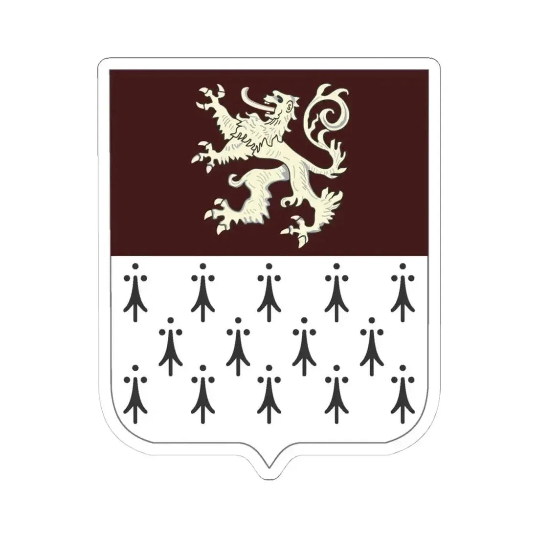 371 Medical Battalion 2 (U.S. Army) STICKER Vinyl Kiss-Cut Decal 4 Inch White - The Sticker Space