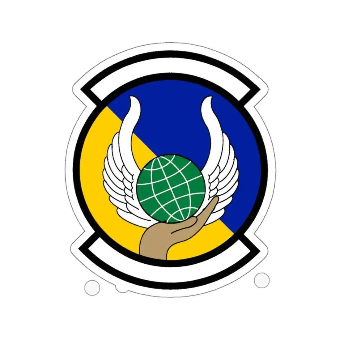 374 Force Support Squadron PACAF (U.S. Air Force) STICKER Vinyl Kiss-Cut Decal 4 Inch White - The Sticker Space