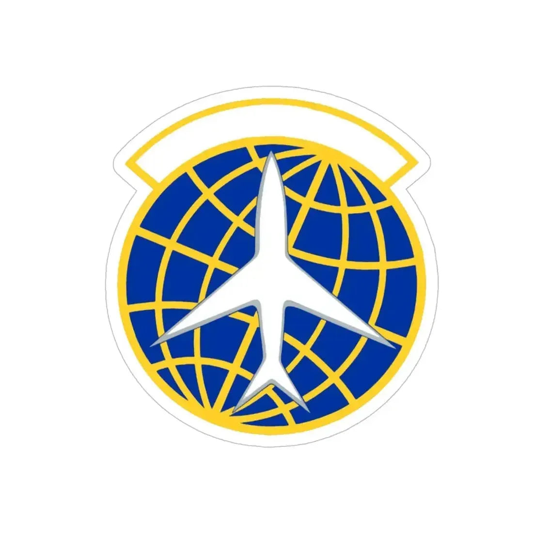 374 Maintenance Squadron PACAF (U.S. Air Force) REVERSE PRINT Transparent Die-Cut STICKER - The Sticker Space