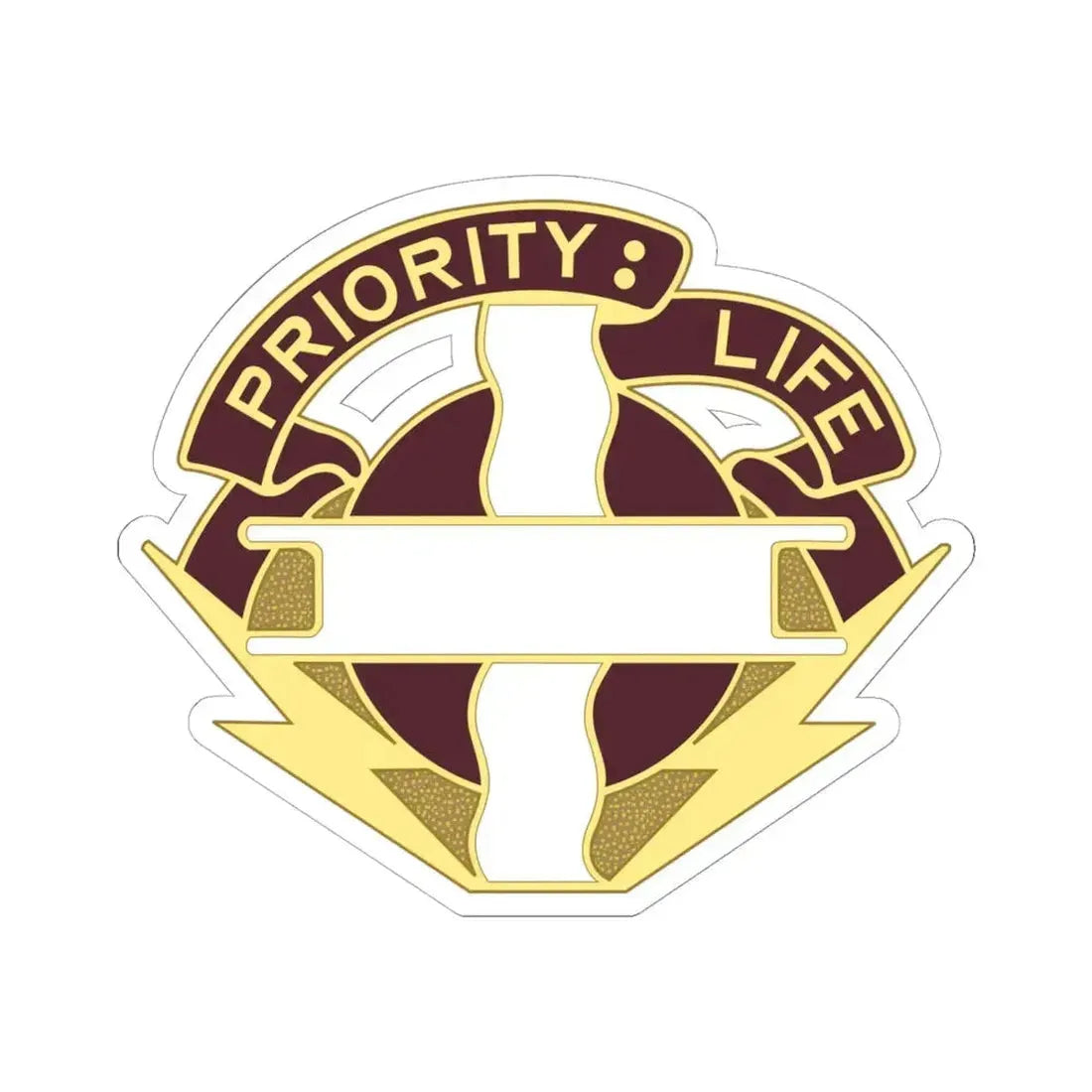 385th Field Hospital (U.S. Army) STICKER Vinyl Kiss-Cut Decal 6 Inch White - The Sticker Space