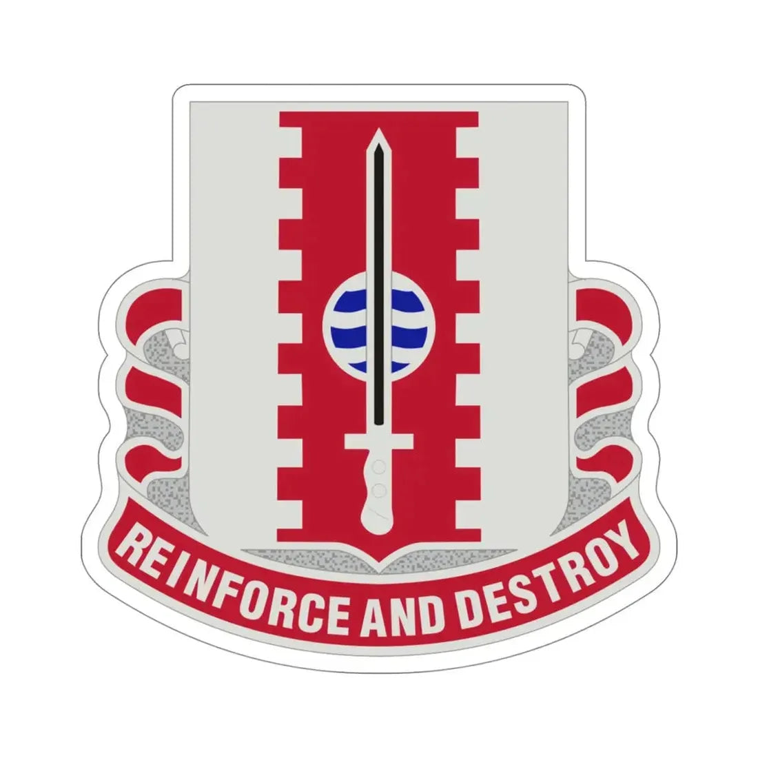 386 Engineer Battalion (U.S. Army) STICKER Vinyl Die-Cut Decal - The Sticker Space