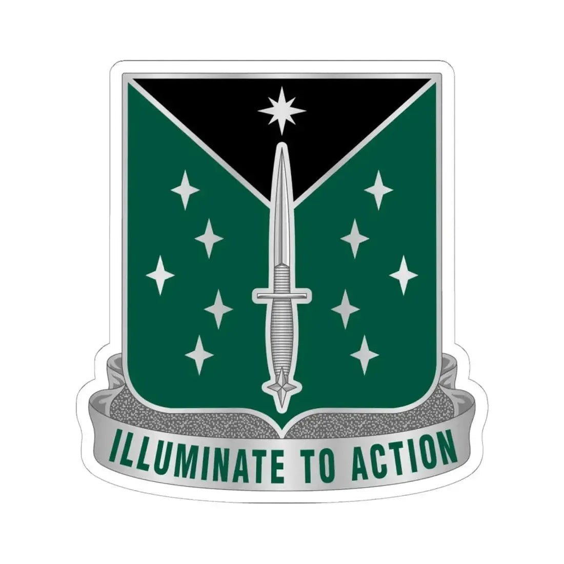 389 Military Intelligence Battalion 2 (U.S. Army) STICKER Vinyl Kiss-Cut Decal 6 Inch White - The Sticker Space