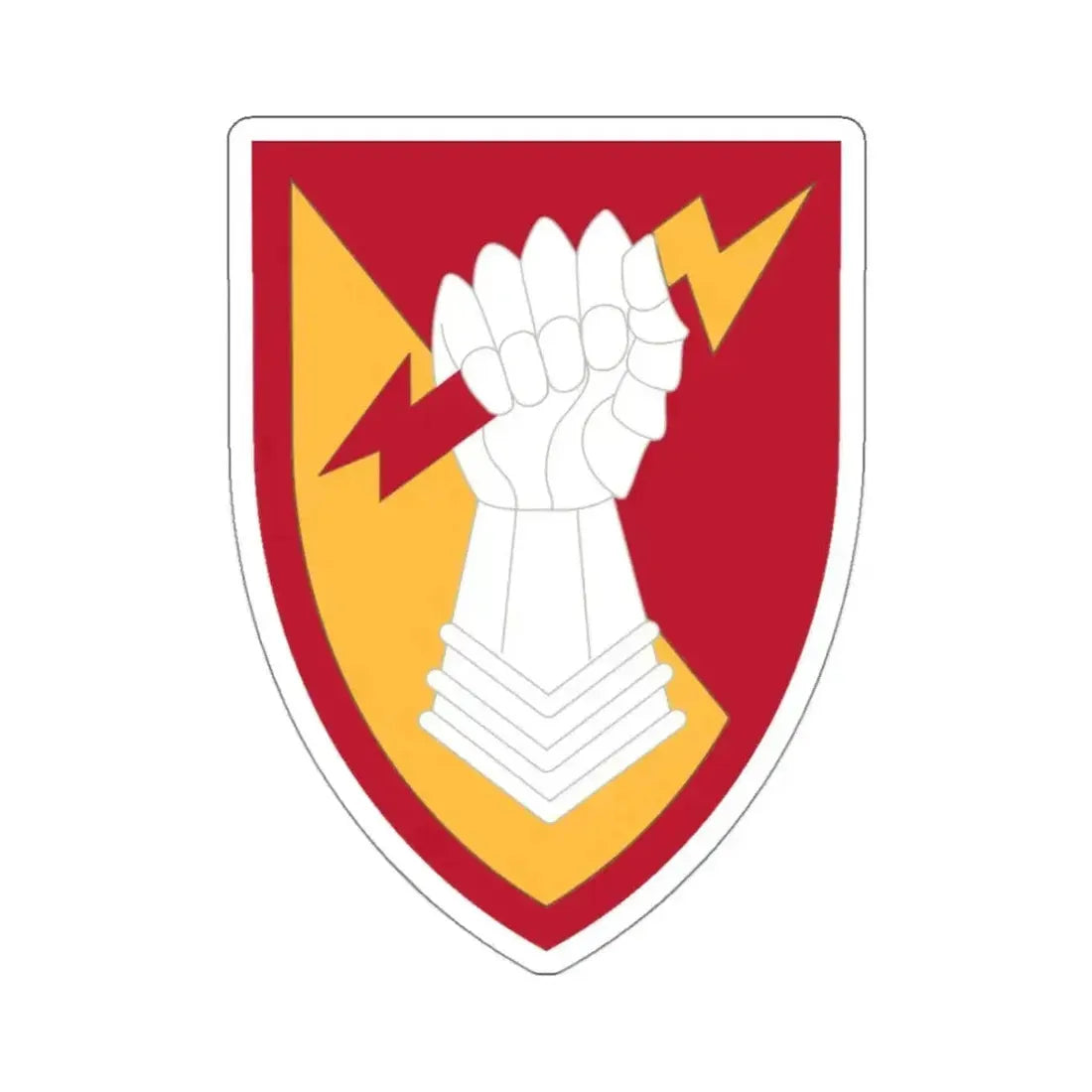 38th Air Defense Artillery Brigade (U.S. Army) STICKER Vinyl Kiss-Cut Decal 3 Inch White - The Sticker Space