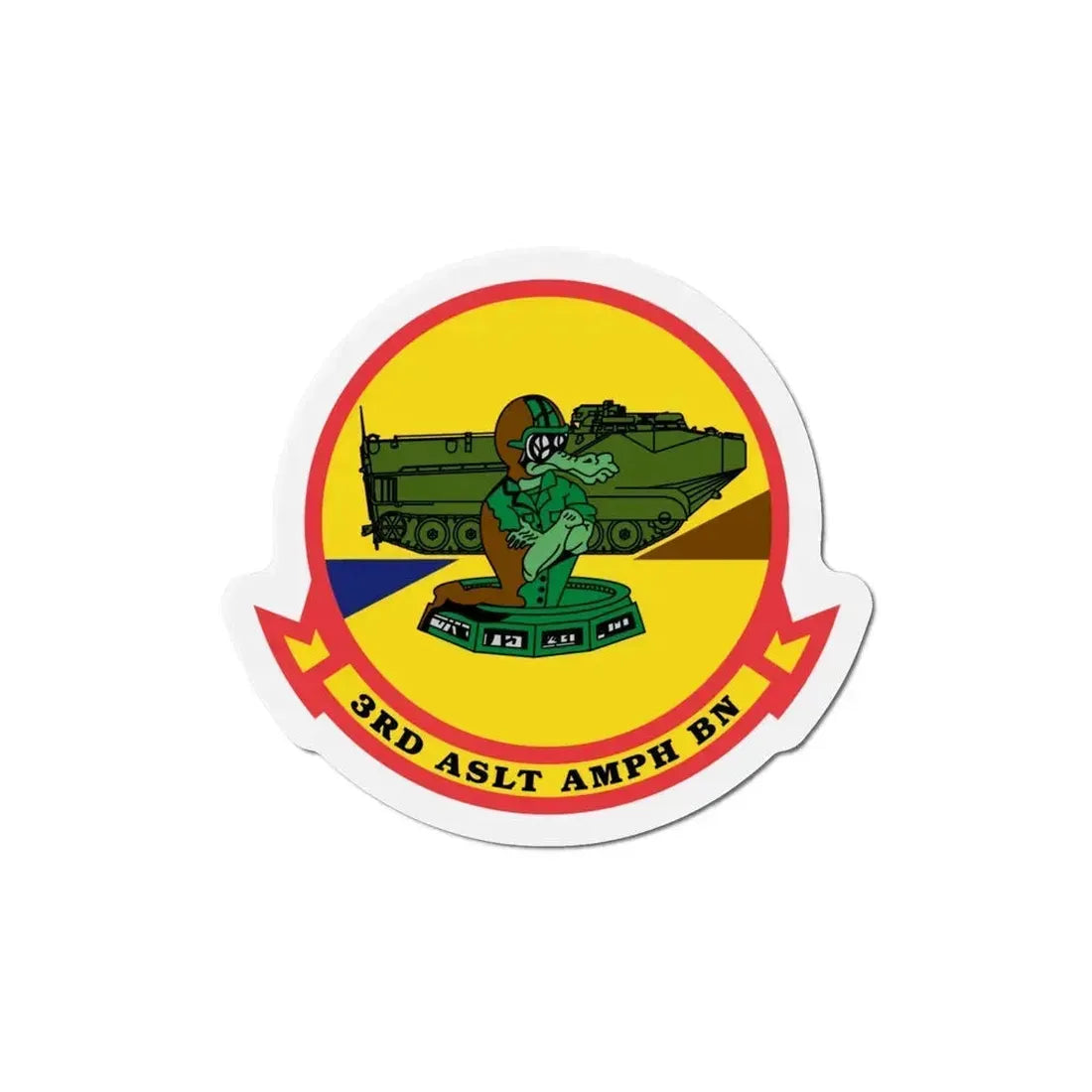 3rd ASLT AMPH BN (USMC) Refrigerator Magnet - The Sticker Space