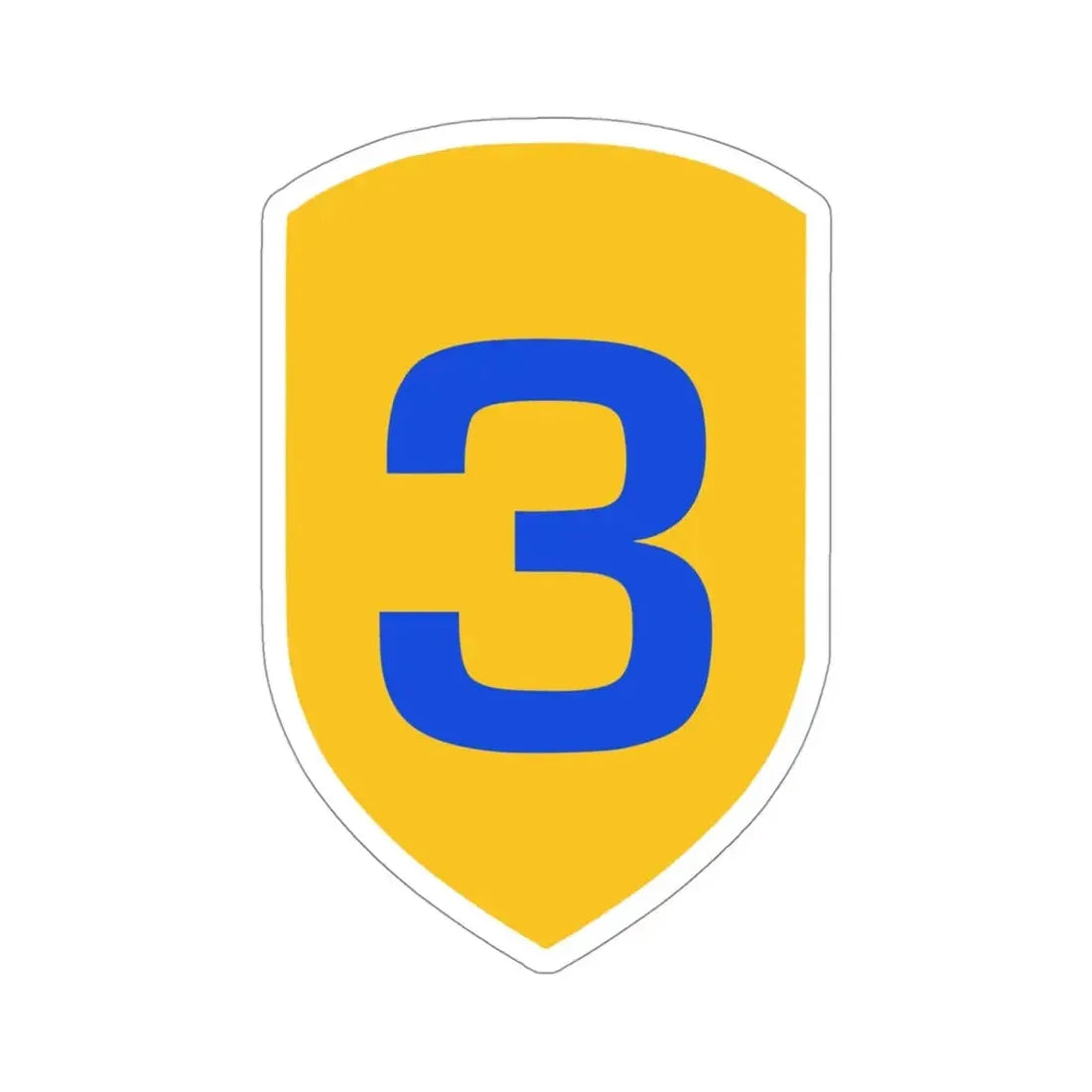 3rd Cavalry Division (U.S. Army) STICKER Vinyl Die-Cut Decal - The Sticker Space