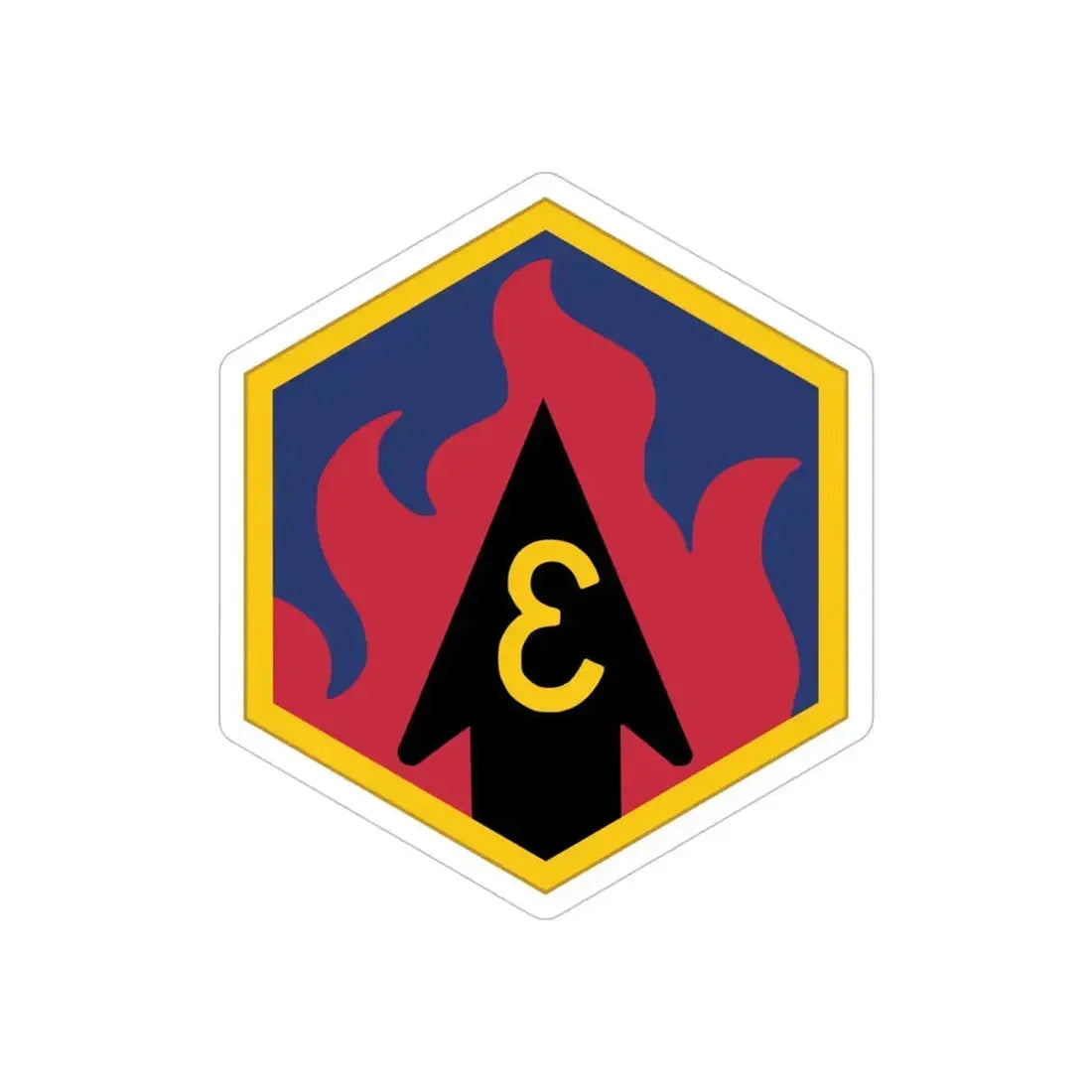 3rd Chemical Brigade (U.S. Army) REVERSE PRINT Transparent Die-Cut STICKER - The Sticker Space