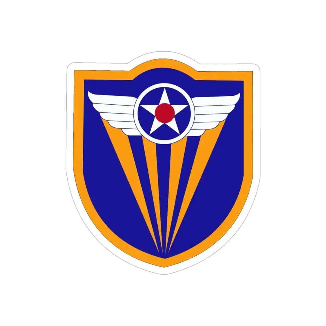 4 Air Force (U.S. Army) REVERSE PRINT Transparent Die-Cut STICKER - The Sticker Space