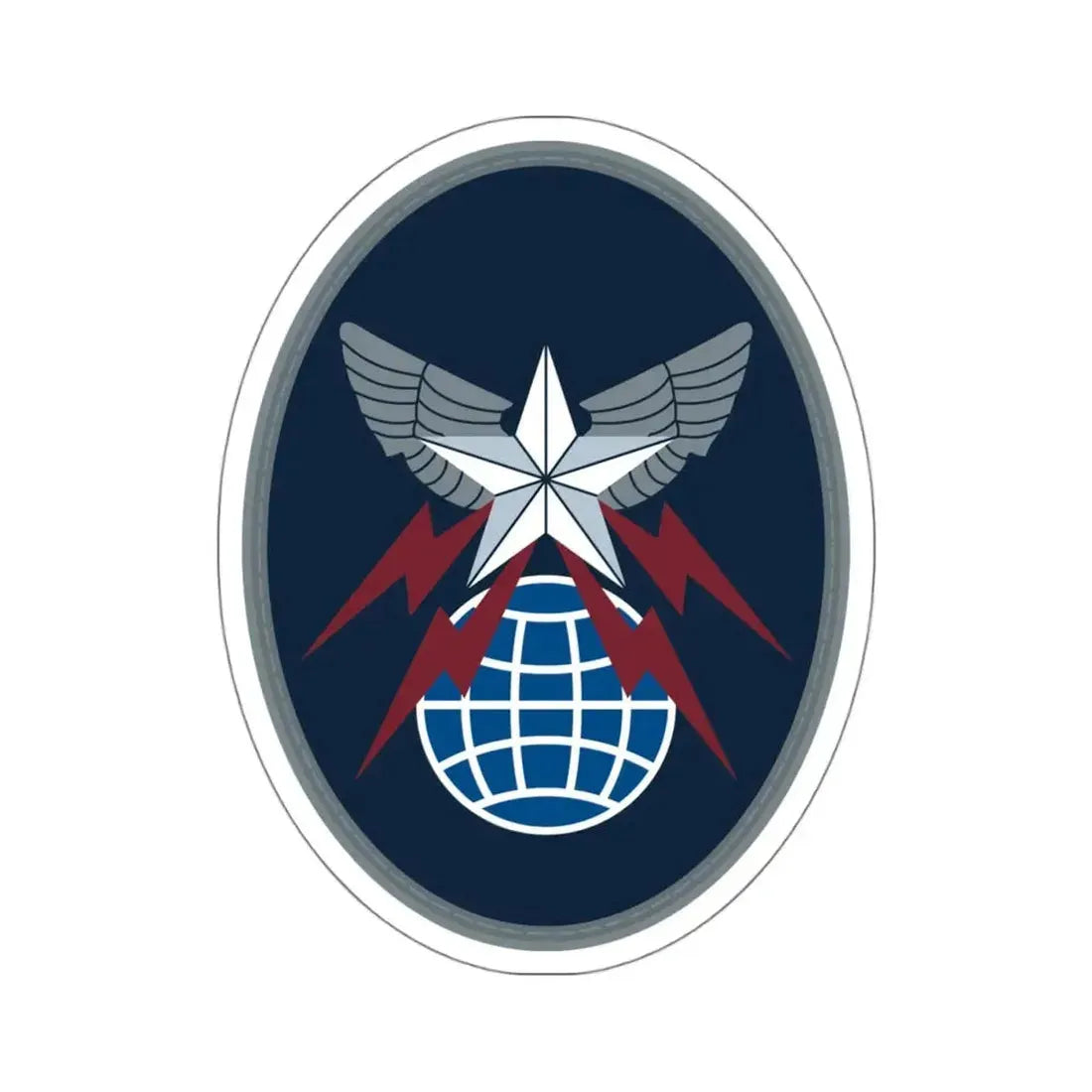 4 Space Operations Squadron (U.S. Space Force) STICKER Vinyl Kiss-Cut Decal 4 Inch White - The Sticker Space