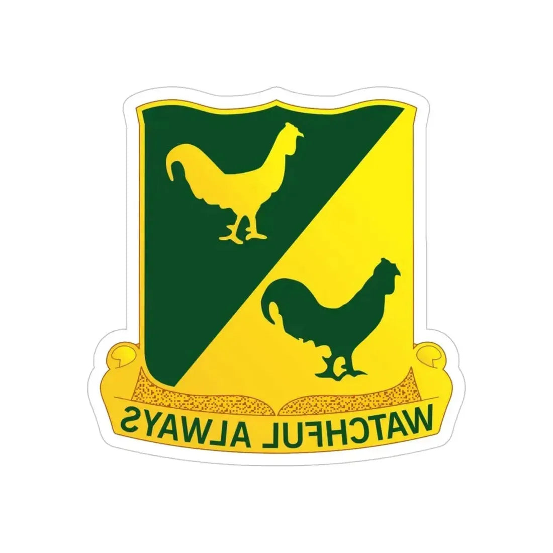 400 Military Police Battalion (U.S. Army) REVERSE PRINT Transparent Die-Cut STICKER - The Sticker Space