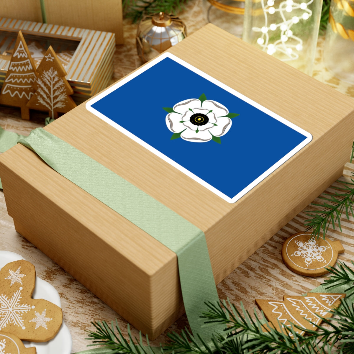 Flag of Yorkshire older design (England) STICKER Vinyl Kiss-Cut Decal