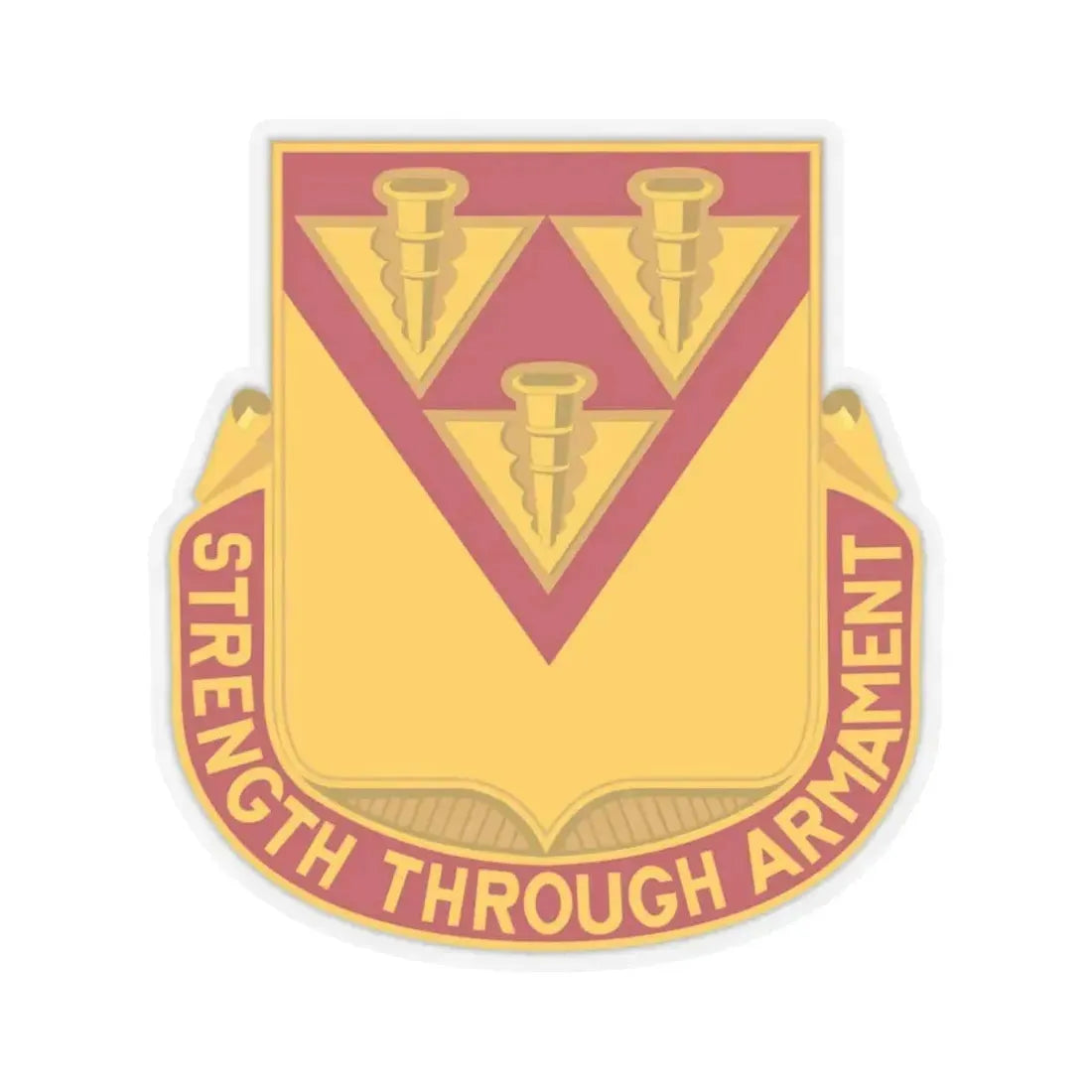 411 Ordnance Battalion (U.S. Army) STICKER Vinyl Kiss-Cut Decal 6 Inch Transparent - The Sticker Space