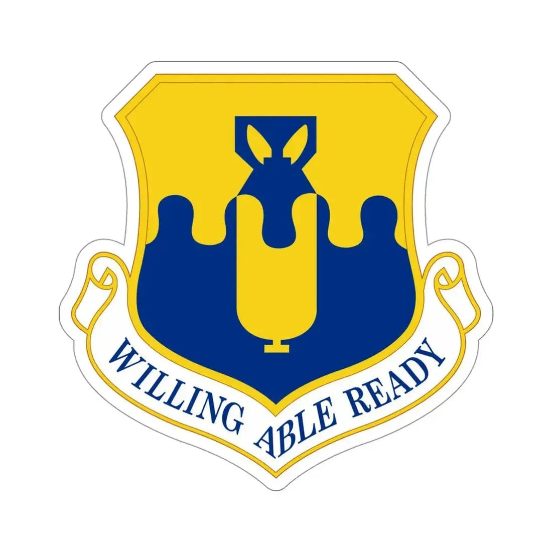 43 Air Mobility Operations Group AMC (U.S. Air Force) STICKER Vinyl Die-Cut Decal - The Sticker Space