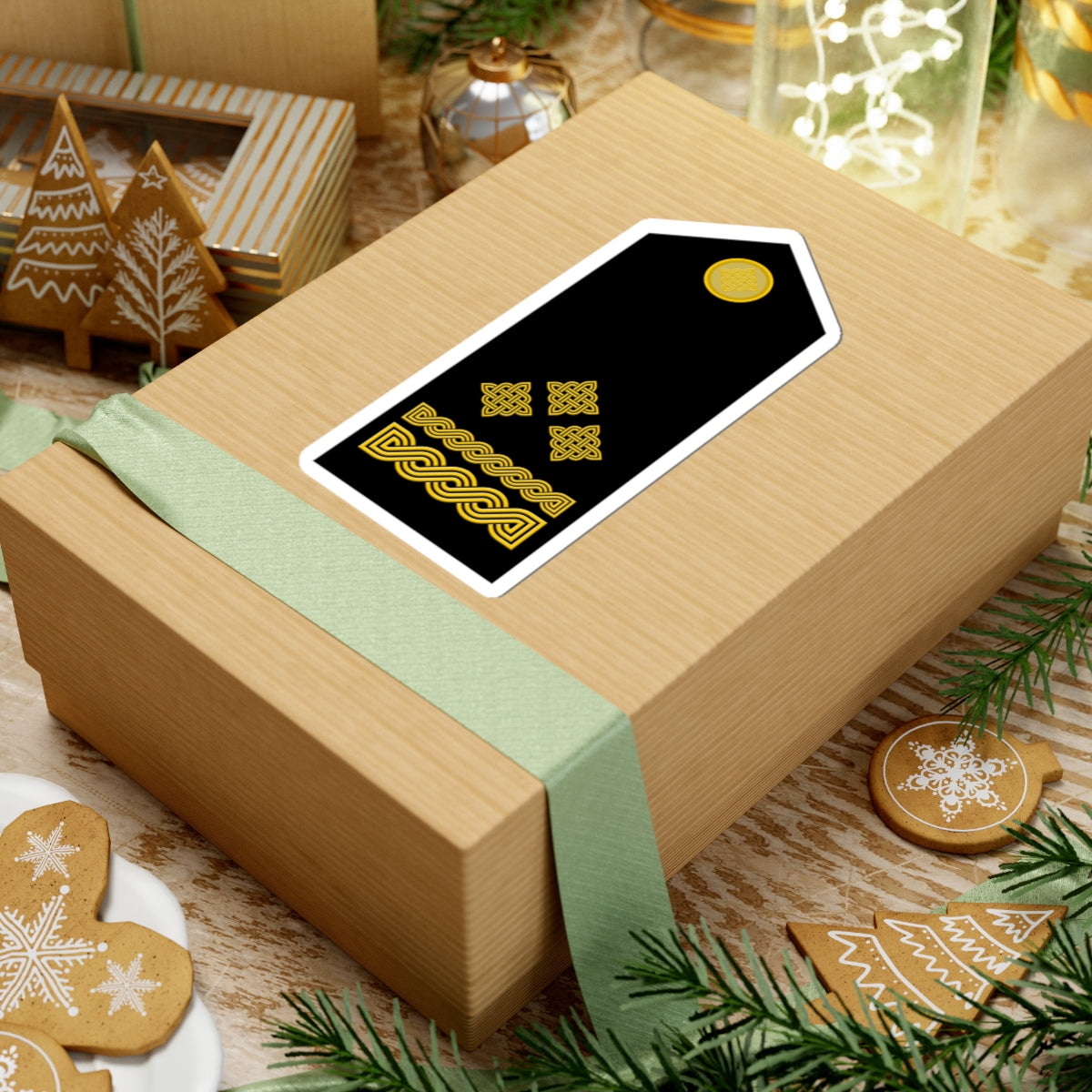 Naramenica svečane odore brigadira HKoV (Croatia) (Military Rank) STICKER Vinyl Kiss-Cut Decal