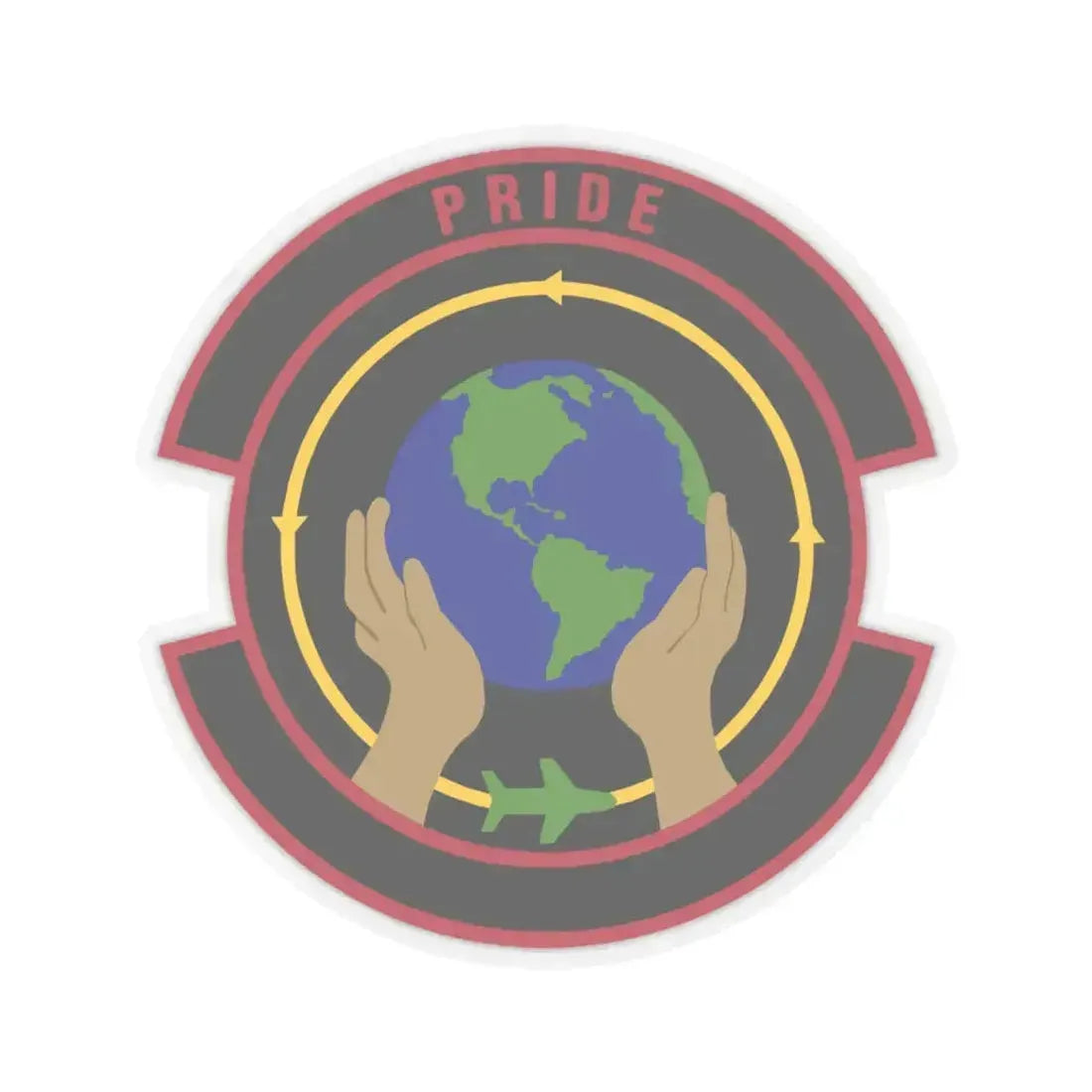 439 Force Support Squadron AFRC (U.S. Air Force) STICKER Vinyl Kiss-Cut Decal 4 Inch Transparent - The Sticker Space