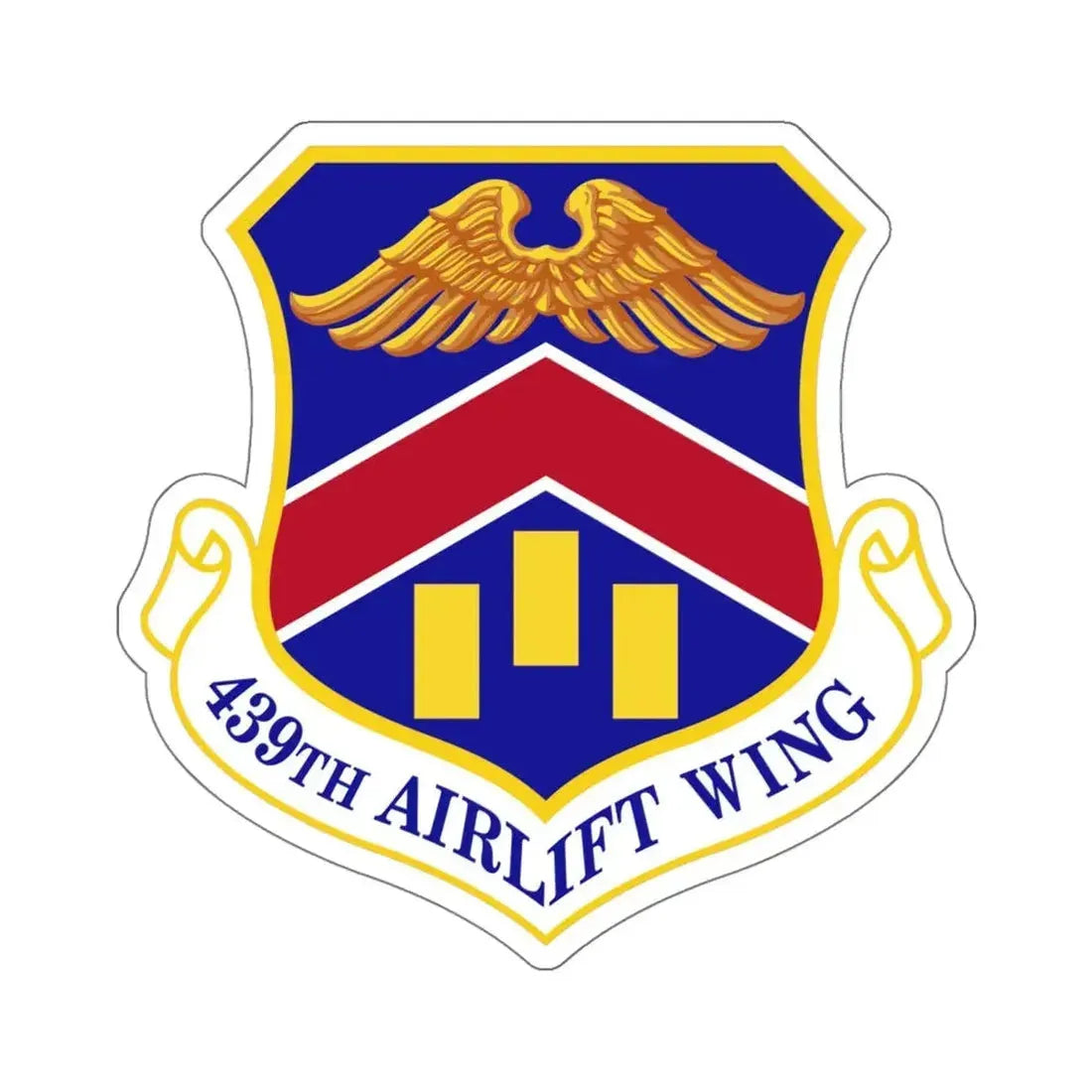 439th Airlift Wing (U.S. Air Force) STICKER Vinyl Die-Cut Decal - The Sticker Space