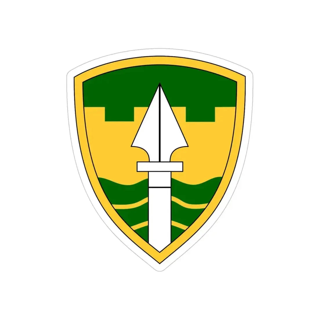 43rd Military Police Brigade (U.S. Army) Transparent STICKER Die-Cut Vinyl Decal - The Sticker Space