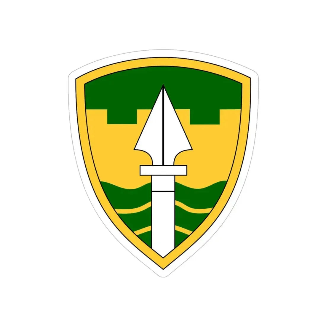 43rd Military Police Brigade (U.S. Army) Transparent STICKER Die-Cut Vinyl Decal - The Sticker Space