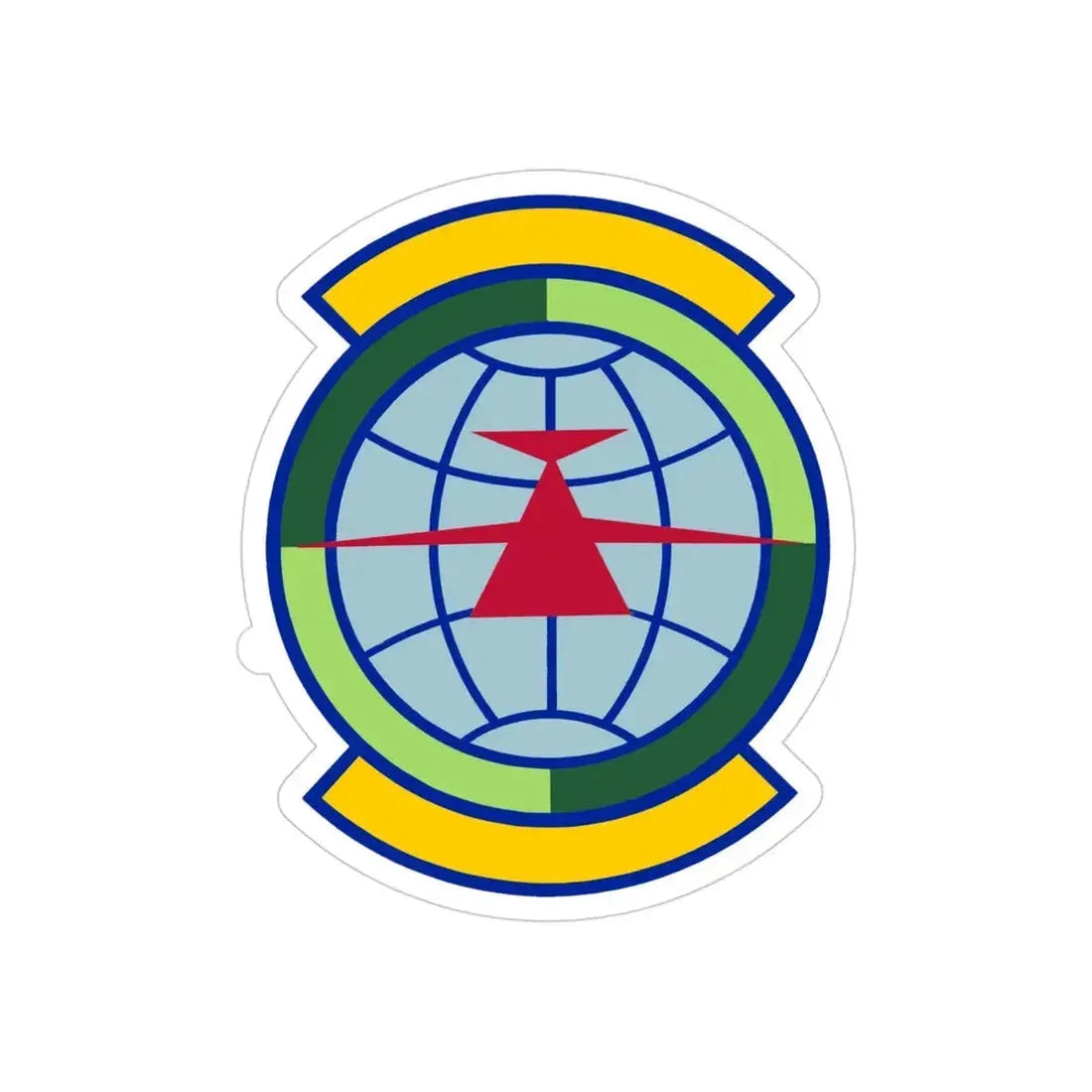 446 Maintenance Squadron (U.S. Air Force) REVERSE PRINT Transparent Die-Cut STICKER - The Sticker Space