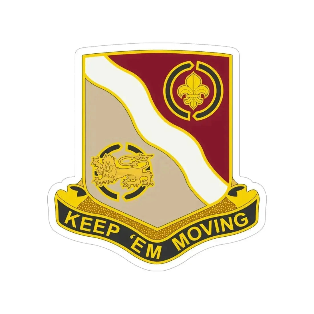 446 Transportation Battalion (U.S. Army) Transparent STICKER Die-Cut Vinyl Decal - The Sticker Space