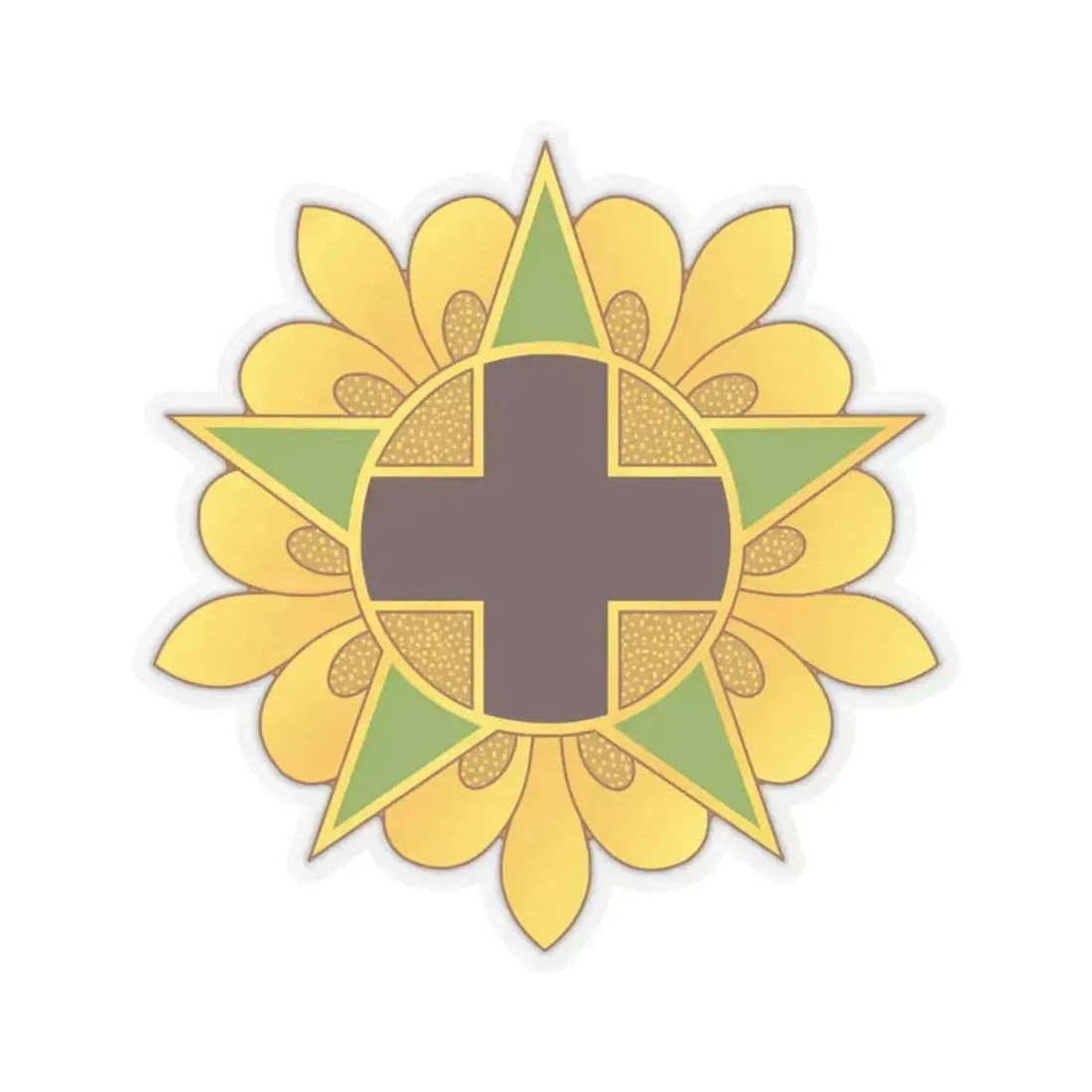 45 Field Hospital (U.S. Army) STICKER Vinyl Kiss-Cut Decal 6 Inch Transparent - The Sticker Space