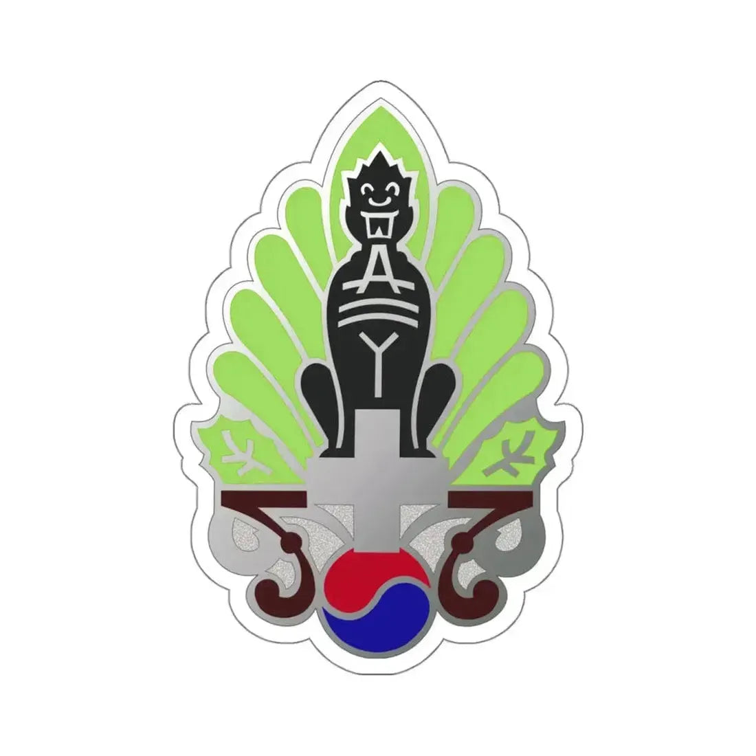 45 Surgical Hospital (U.S. Army) STICKER Vinyl Kiss-Cut Decal 4 Inch White - The Sticker Space